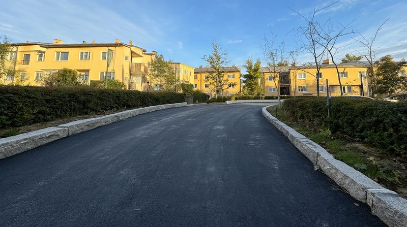 Asfaltering av parkering