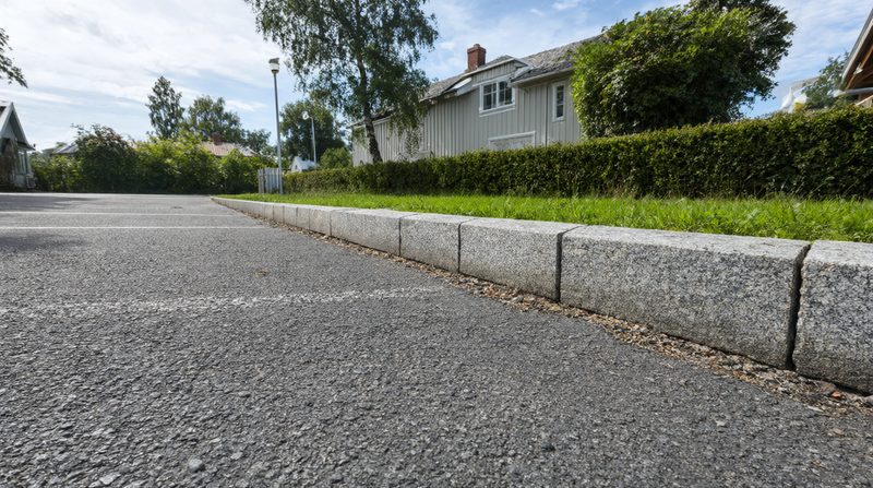 Montering av kantsten